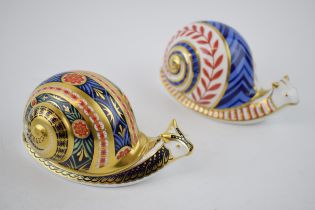 Royal Crown Derby paperweight, Garden Snail, this is number 1,167 of a limited edition of 4,500,