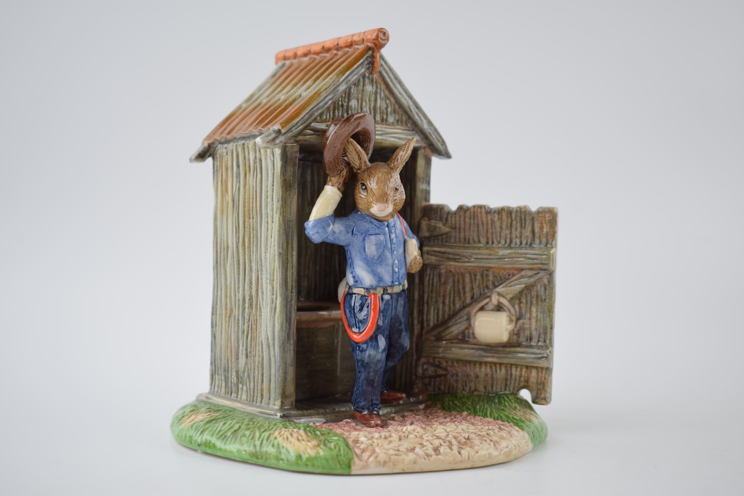 Boxed Royal Doulton Bunnykins Tableau Outdoor Dunny DB497, designed for Australia , limited edition.