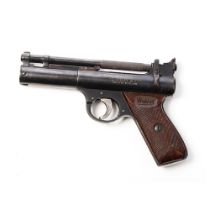 Webley and Scott Ltd Birmingham "Senior" air pistol. .22 calibre with bakelite grips. Super clean