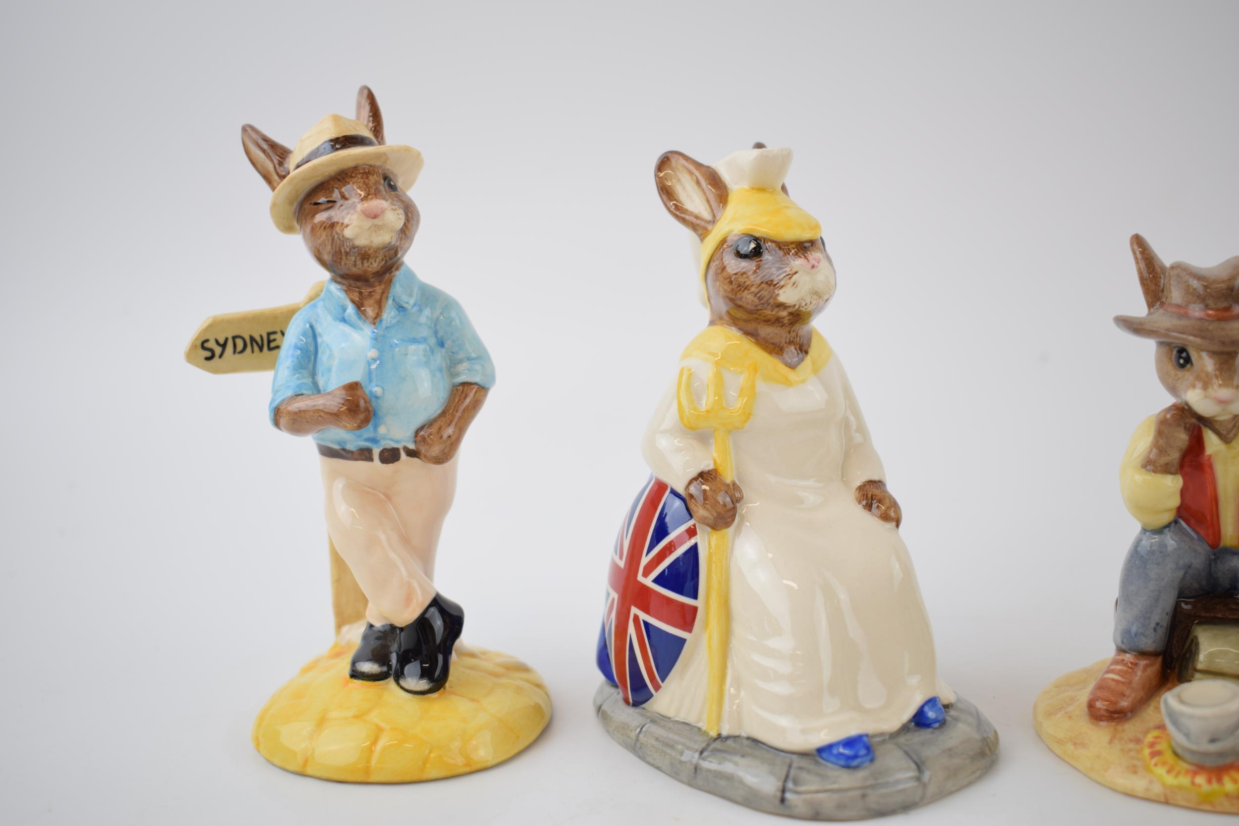 Boxed Royal Doulton Bunnykins, all limited edition, to include Waltzing Matilda, Sydney, Britannia - Image 2 of 5