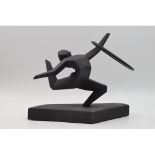 Boxed Royal Doulton sculpture of a Gymnast, a Diver and Athletics, London 2012 Olympics (3). In good