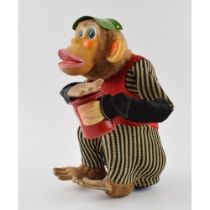 Vintage Battery operated Cragstan 'Crap Shooting Monkey' Made in Japan and retailed in U.S.A by