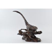 Beswick Britannia Pheasant on base 2760 in bronze glaze. In good condition with no obvious damage or