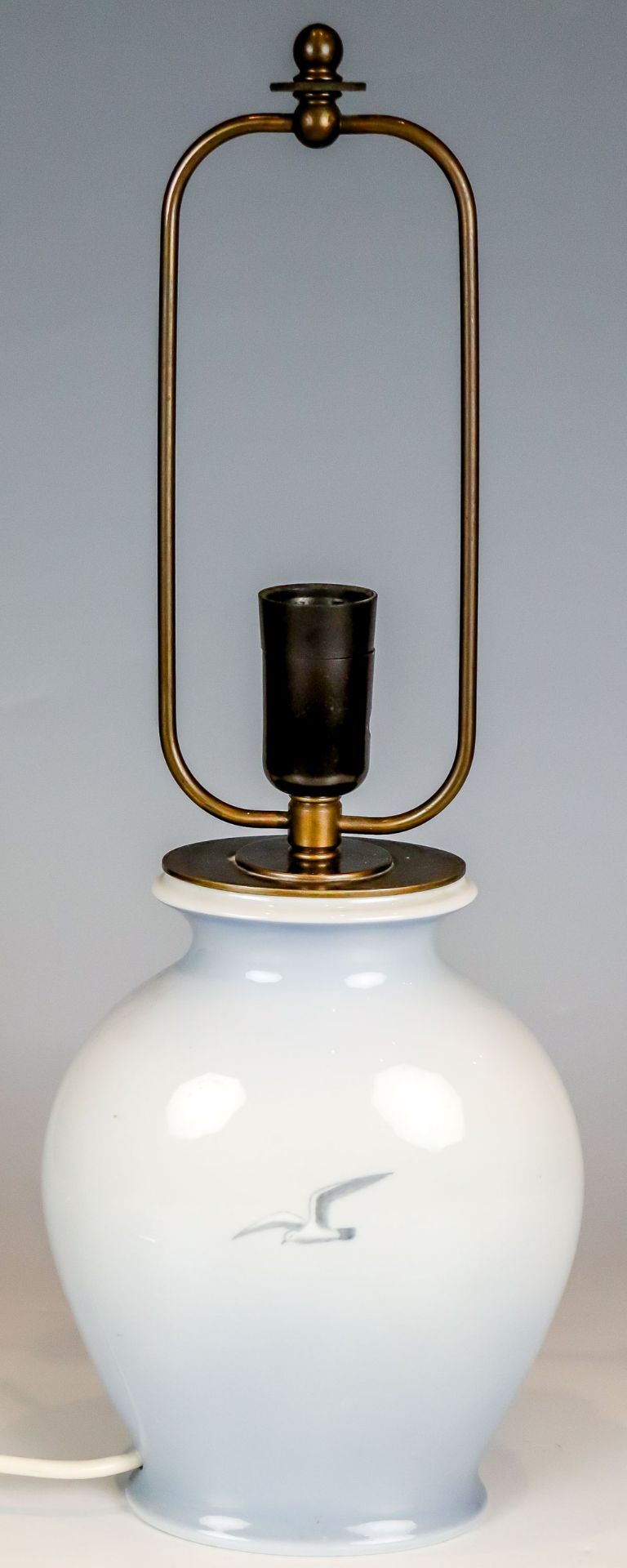 Tischlampe mit Ansicht von Kopenhagen Royal Copenhagen, um 1961 - Bild 2 aus 3