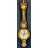 Viktorianisches Radbarometer England, 2. H. 19. Jh.