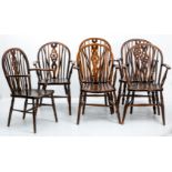 Sechs Windsor-Armchairs