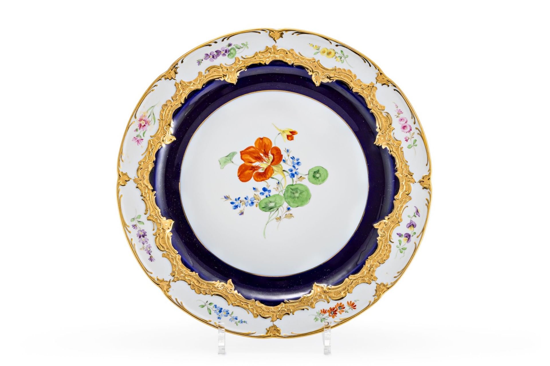 Runde Platte "B-Form" Meissen, um 1924/34