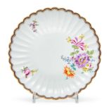 Chrysanthemenschale mit Blaurand Meissen, um 1924/34