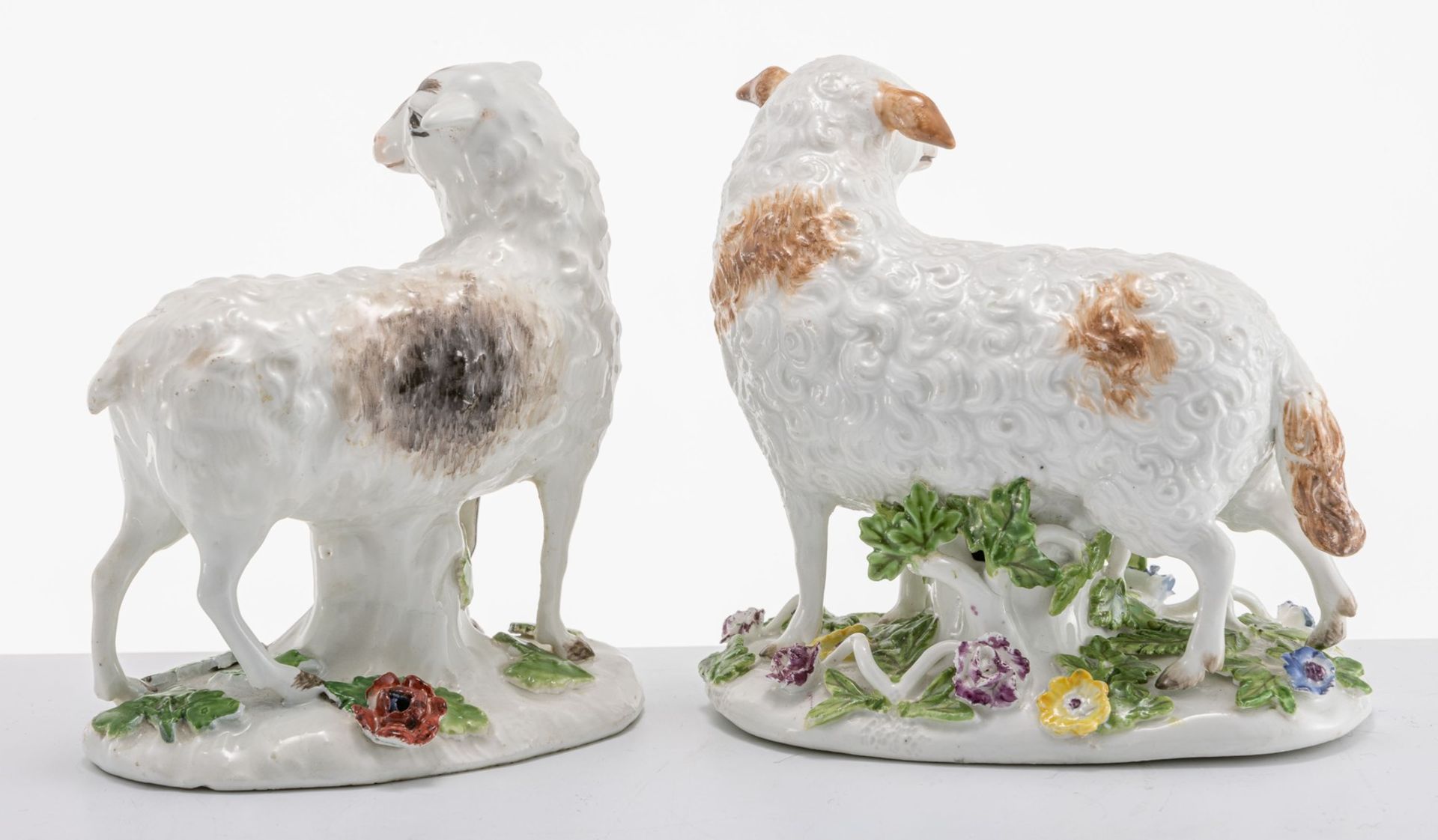 Ein Paar Schafe Meissen, M. 18. Jh. - Image 3 of 5
