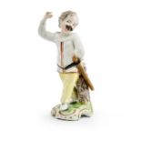 Knabe als Harlekin Frankenthal, um 1765