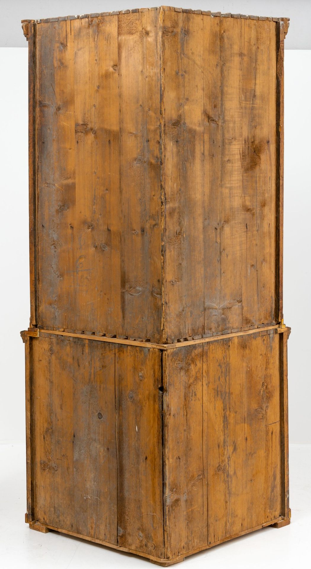 Biedermeier-Eckschrank  Norddeutsch, um 1820 - Bild 3 aus 3