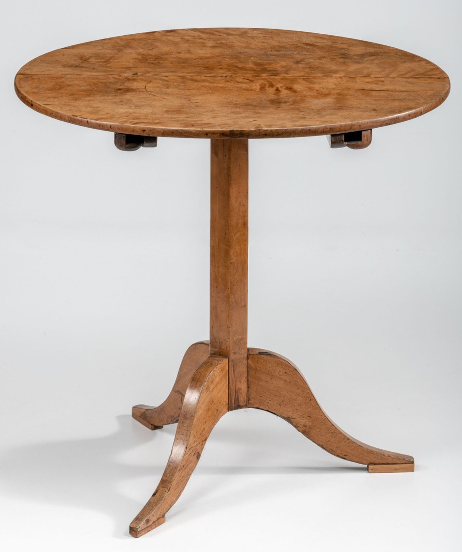 Runder Biedermeier-Tisch  Norddeutsch, um 1820 - Bild 2 aus 2