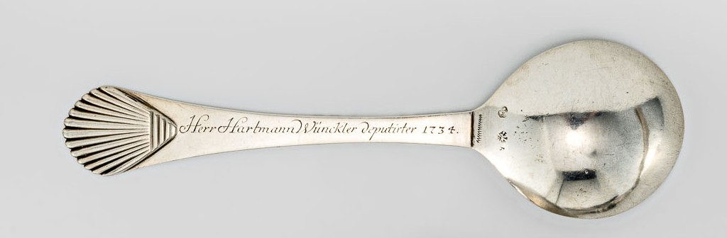 Löffel des Deputierten Hartmann Wünkler Leipzig, um 1724