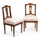 Ein Paar Josephinische Stühle Österreich, um 1790