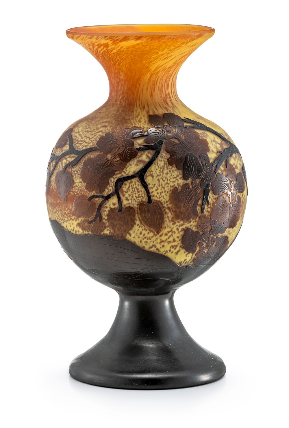 Vase "Orchidées" Émile Gallé, Nancy, um 1908/14