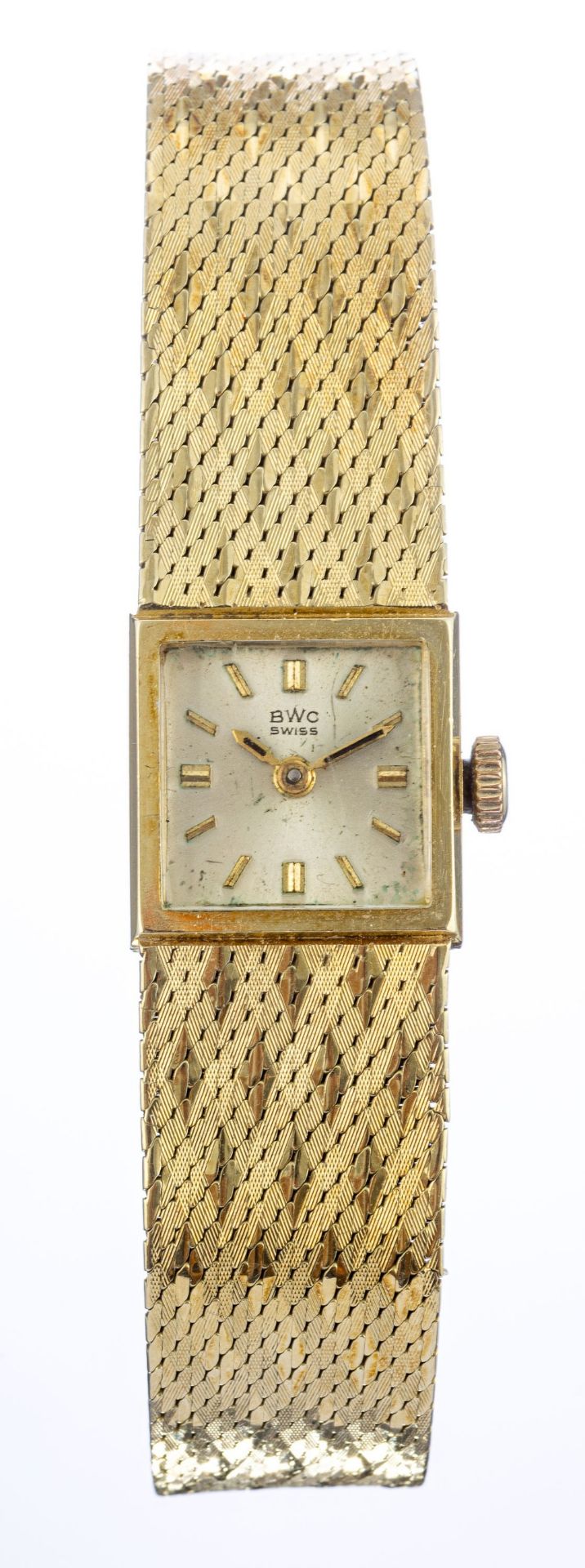 BWC-Damengoldarmbanduhr. Vintage Buttes Watch Company, Schweiz - Bild 2 aus 2