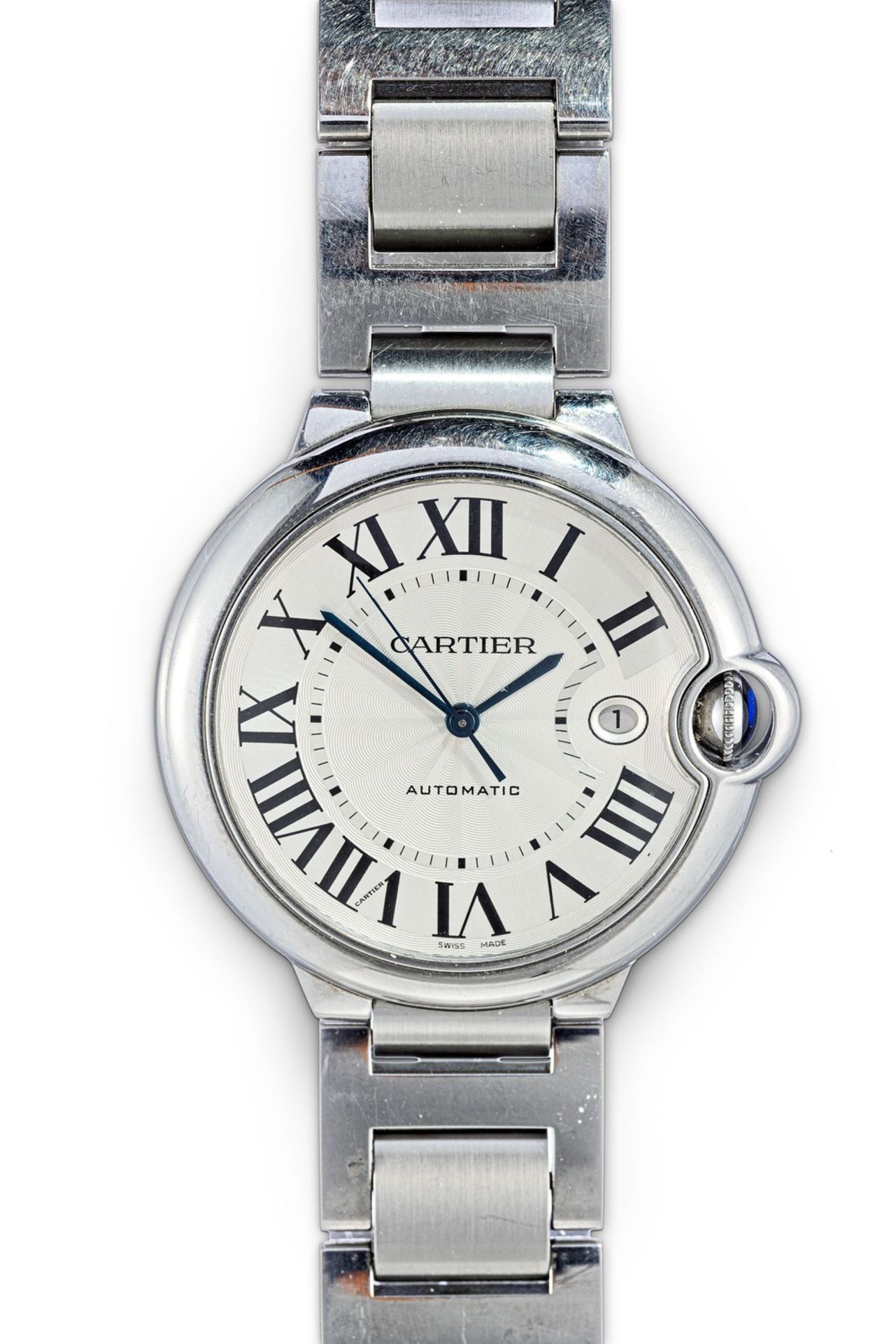 Cartier-Ballon-Bleu-Herrenarmbanduhr