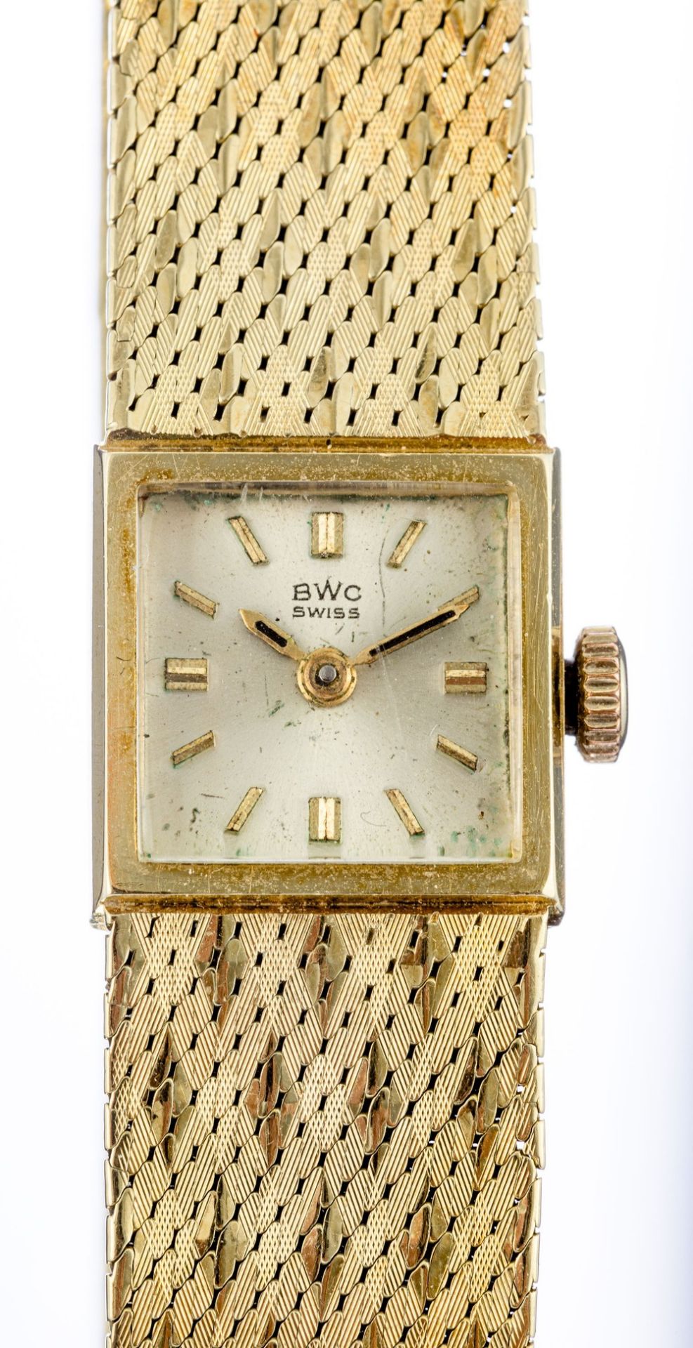 BWC-Damengoldarmbanduhr. Vintage Buttes Watch Company, Schweiz