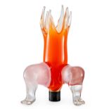 Glasskulptur "Italian Lily" Michel van Overbeeke für Berengo Studio, Murano, um 1989