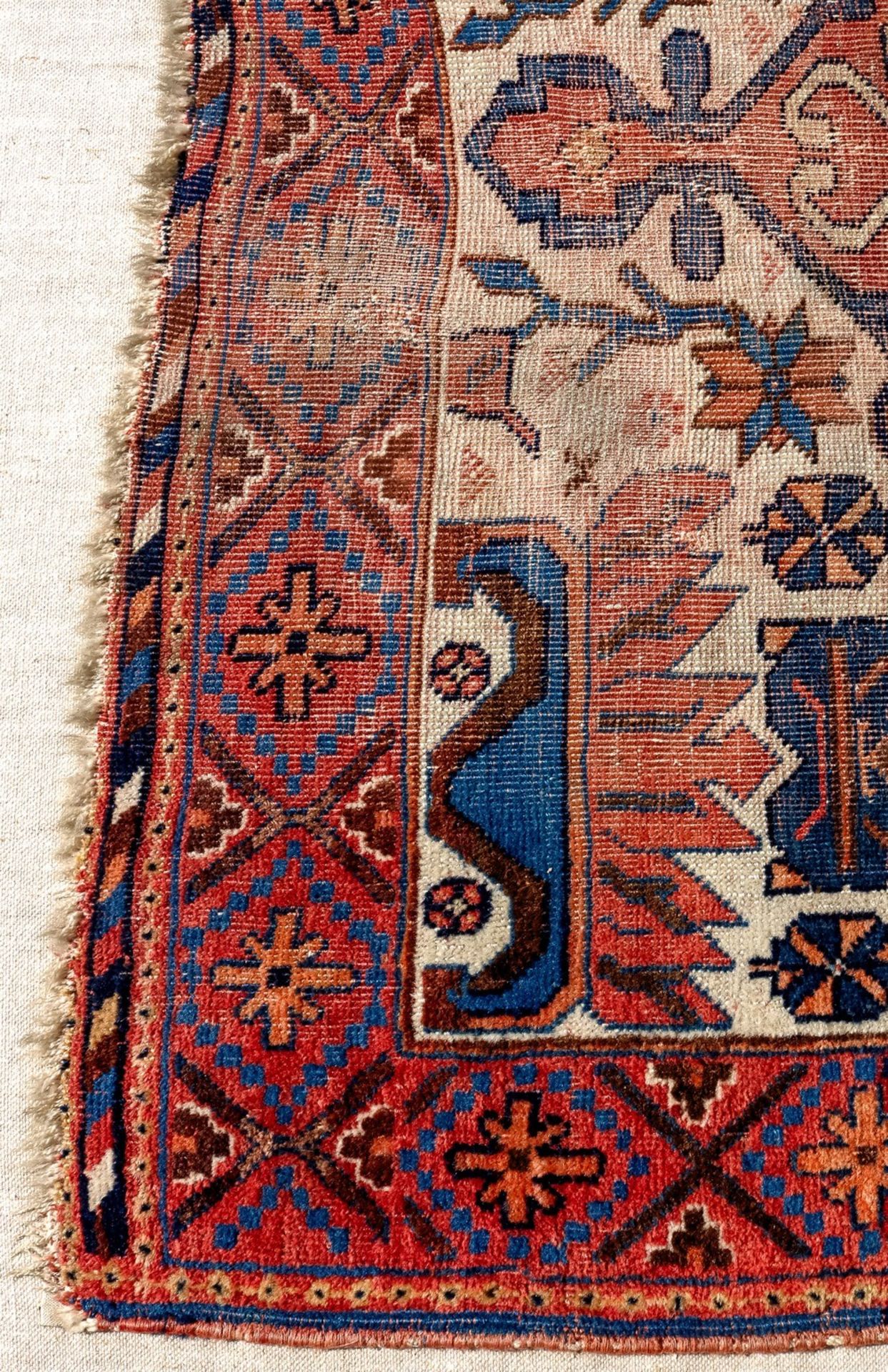 Antikes Teppichfragment , wohl Kleinasien - Image 4 of 5