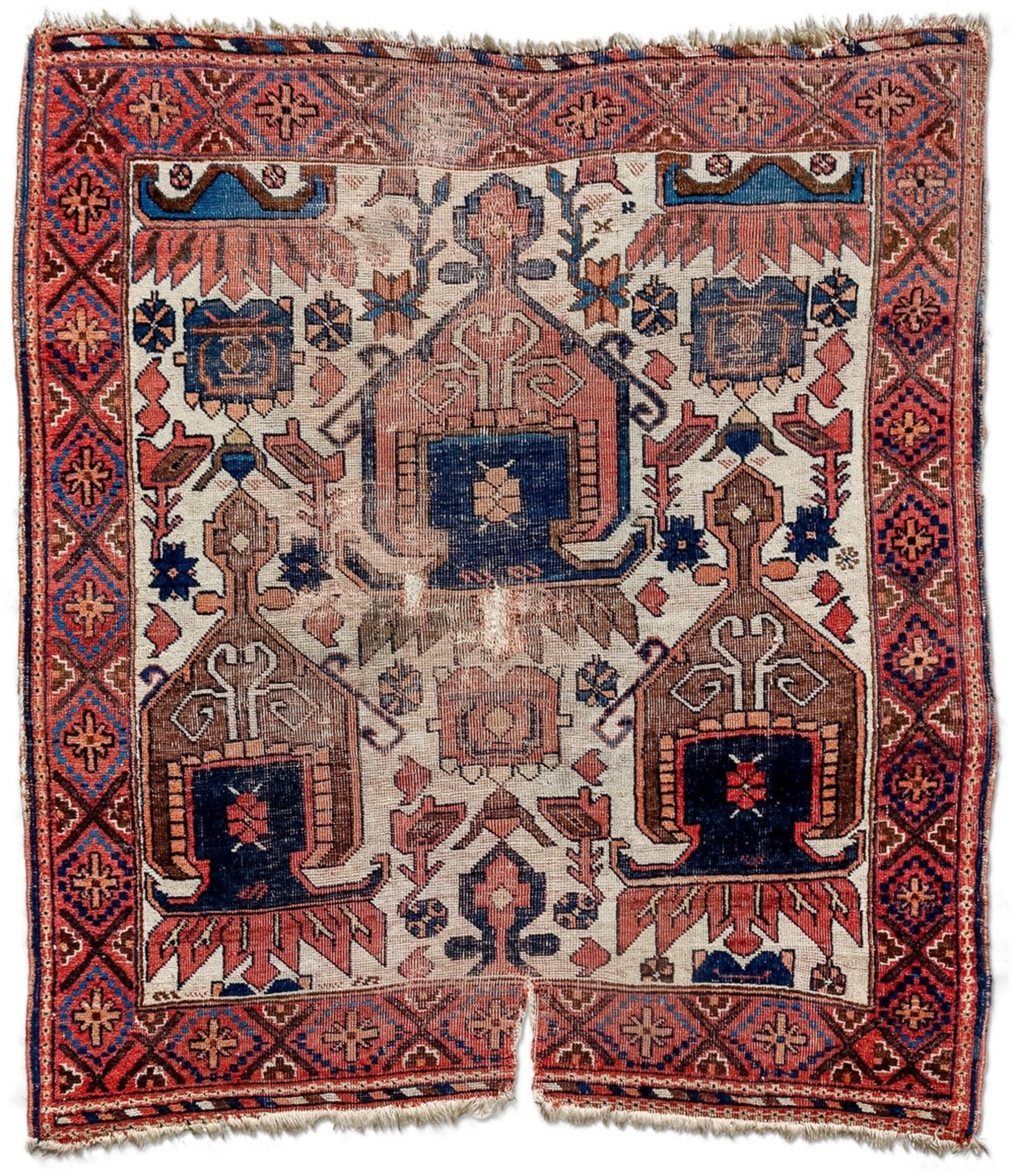 Antikes Teppichfragment , wohl Kleinasien