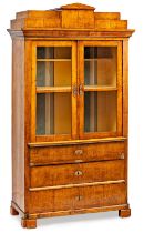 Biedermeier-Bücherschrank-Kommode Norddeutsch, um 1820