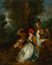 Watteau, Jean-Antoine (Valenciennes, Nogent-sur-Marne 1684-1721) , nach