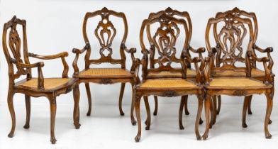 Sechs Stühle im Barockstil