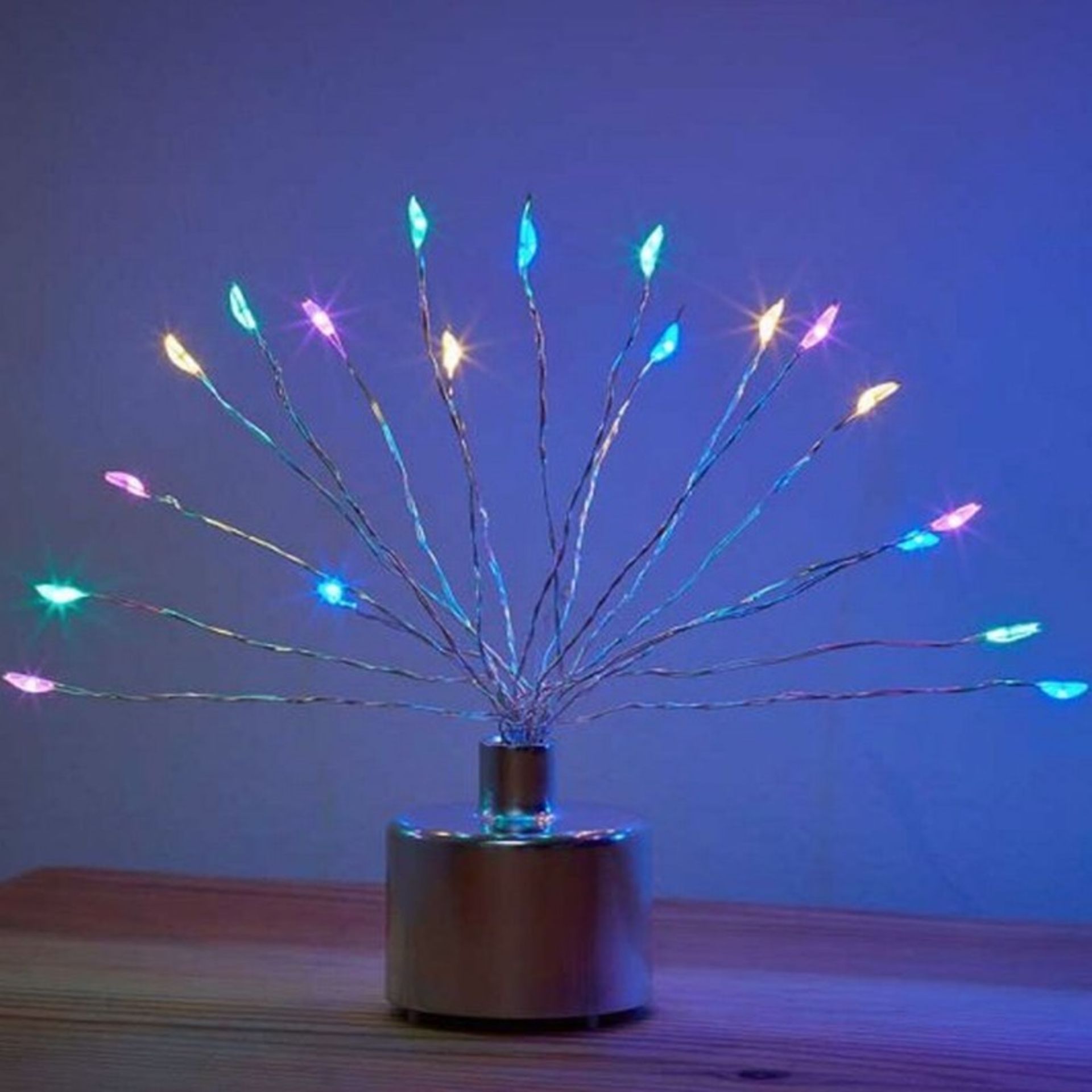 New 4 Pack Of Multi-Colour FireFly Starburst LED Lights With Batteries
