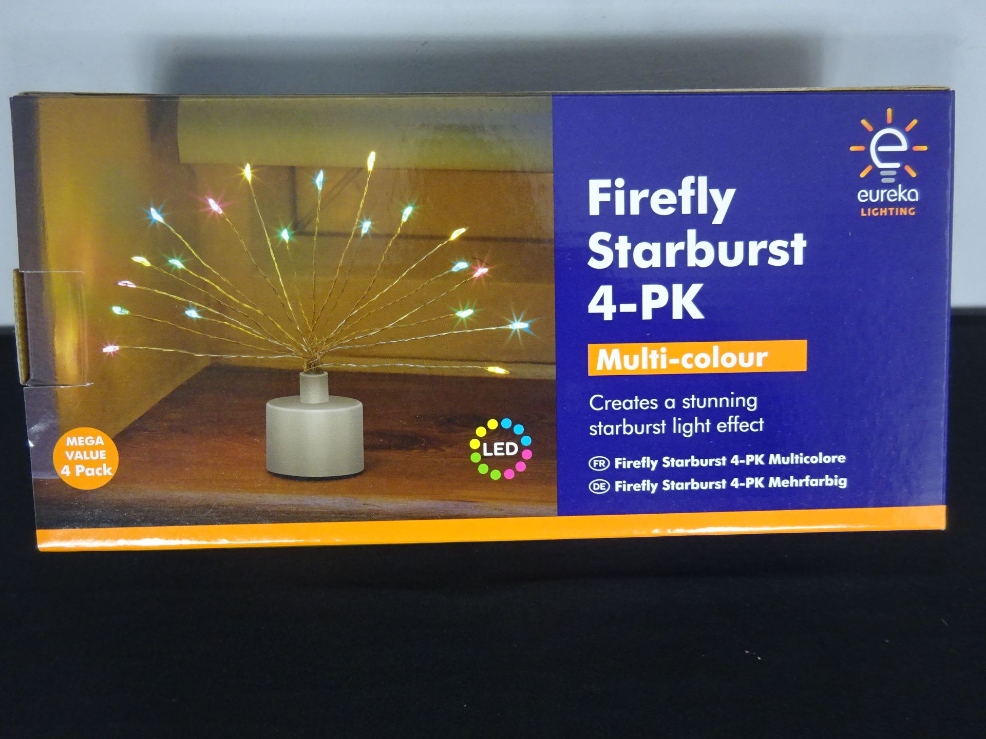 New 4 Pack Of Multi-Colour FireFly Starburst LED Lights With Batteries - Image 2 of 2