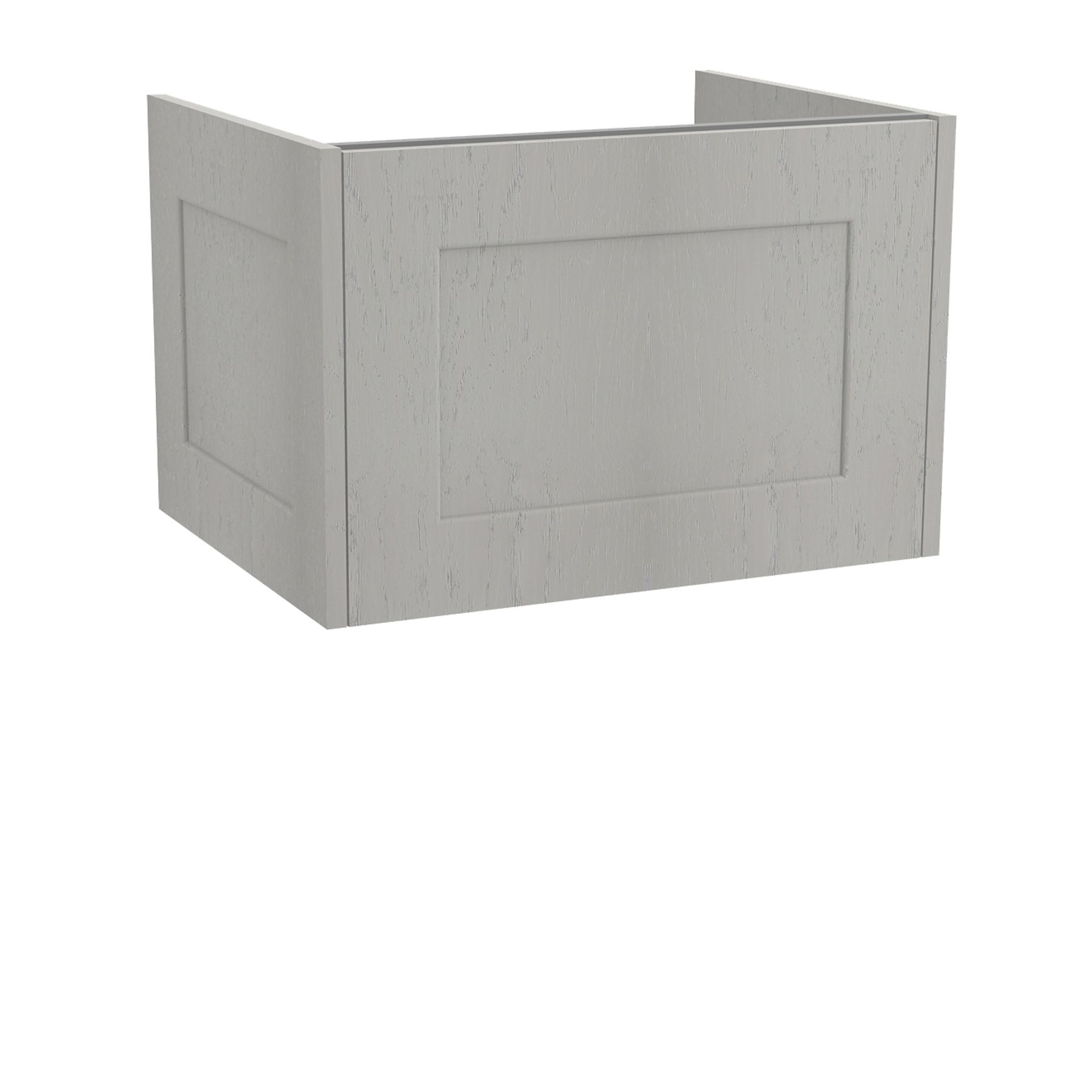 RRP £385 - Clay Grey Chelworth WH Vanity Unit - 585w x 447d x 413h