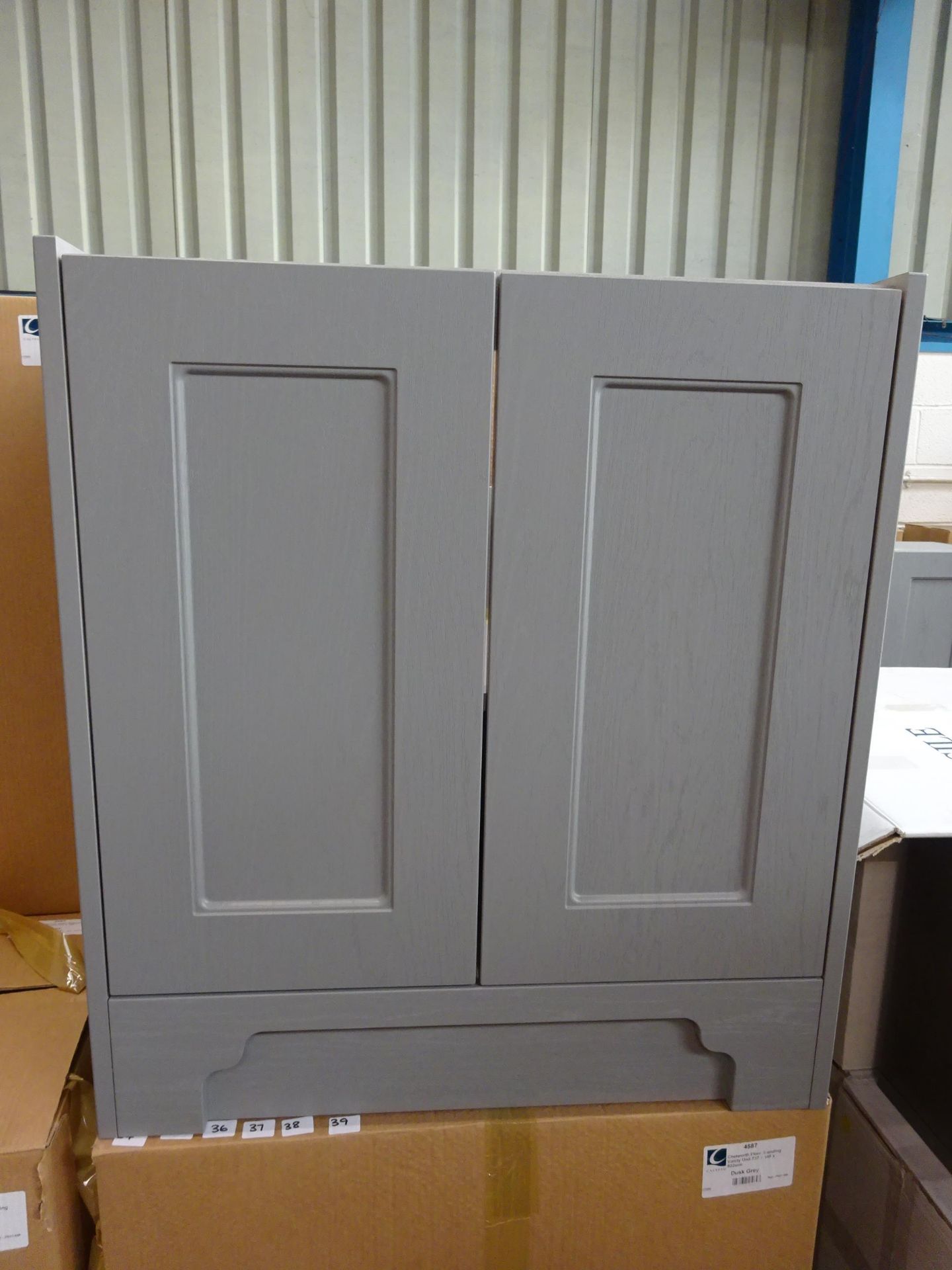 RRP £635 - Dusk Grey Chelworth FS Vanity Unit - 740w x 447d x 822h - Image 2 of 3