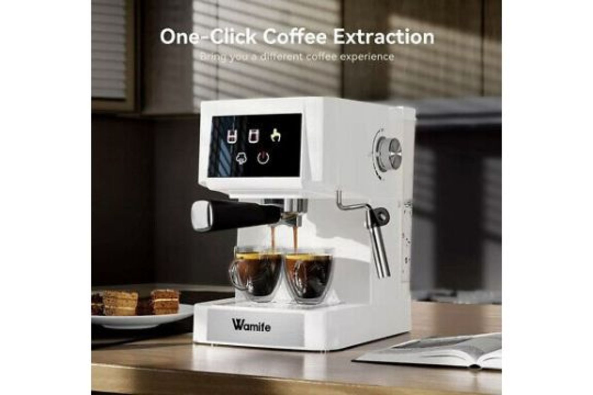 RRP £129.99 - New Warmife 15 Bar Espresso Coffee Machine