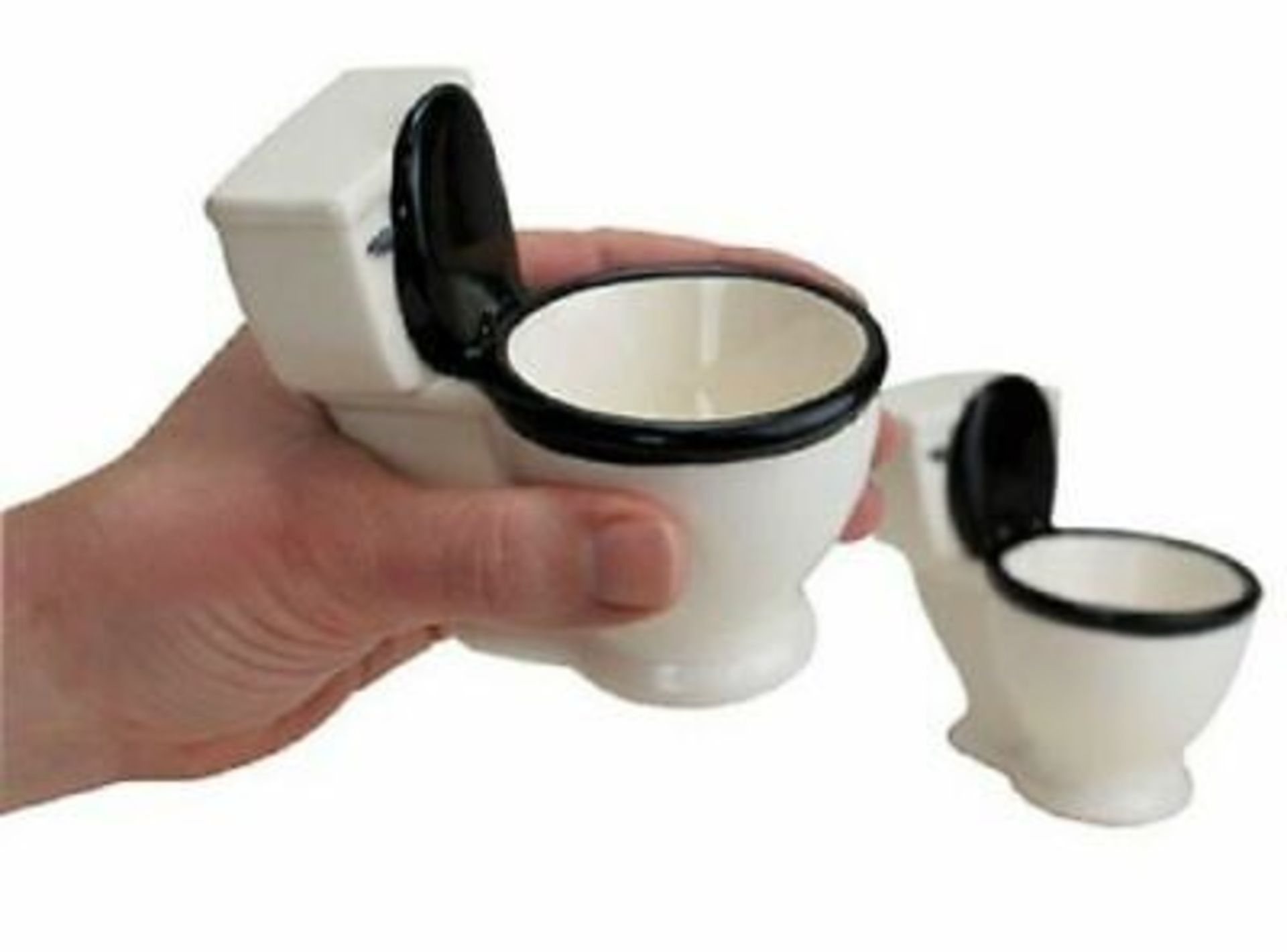 New Set Of 2 Toilet Shot Glass Set