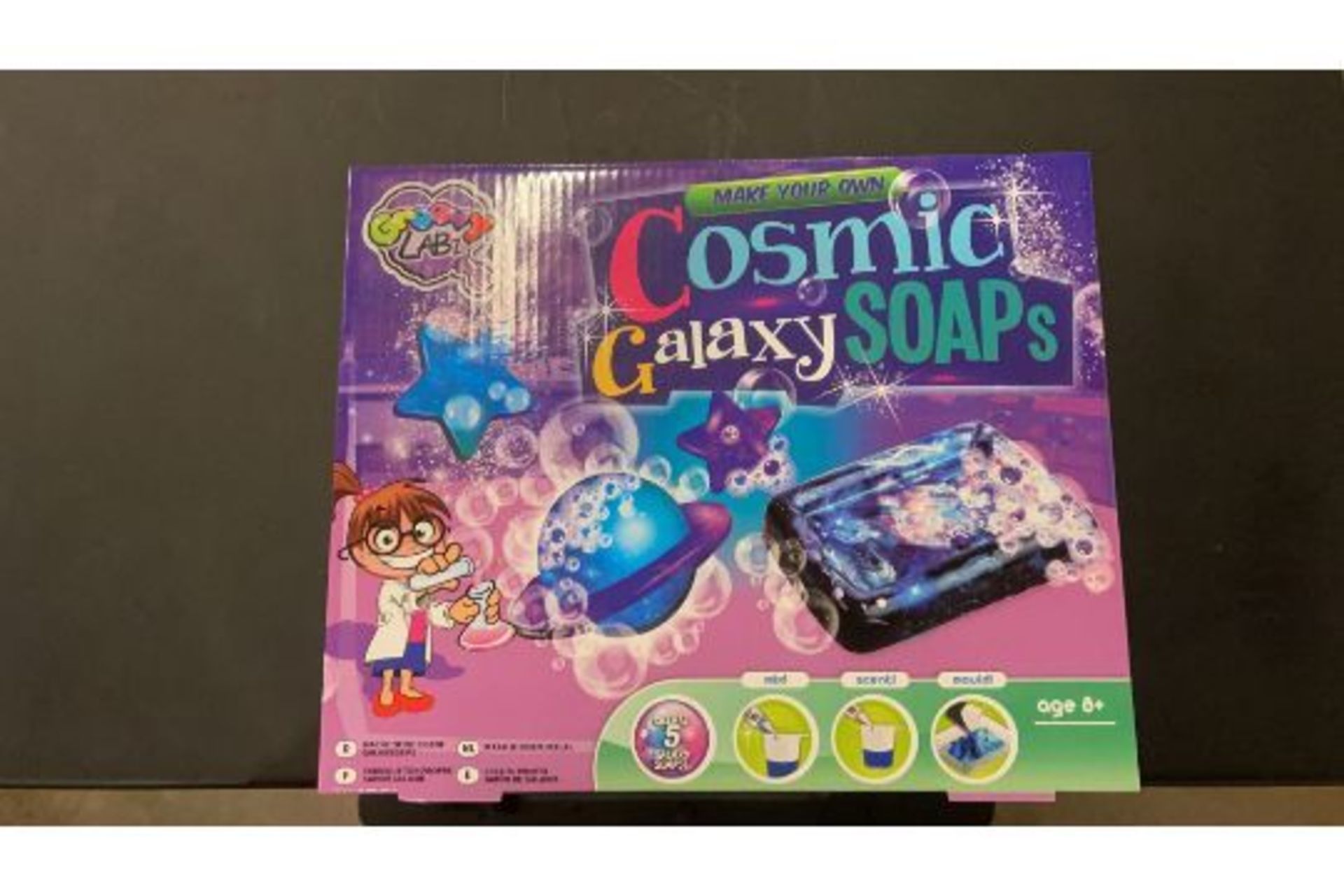 NEW GROOVY LABZ MAKE YOUR OWN COSMIC GALAXY SOAP