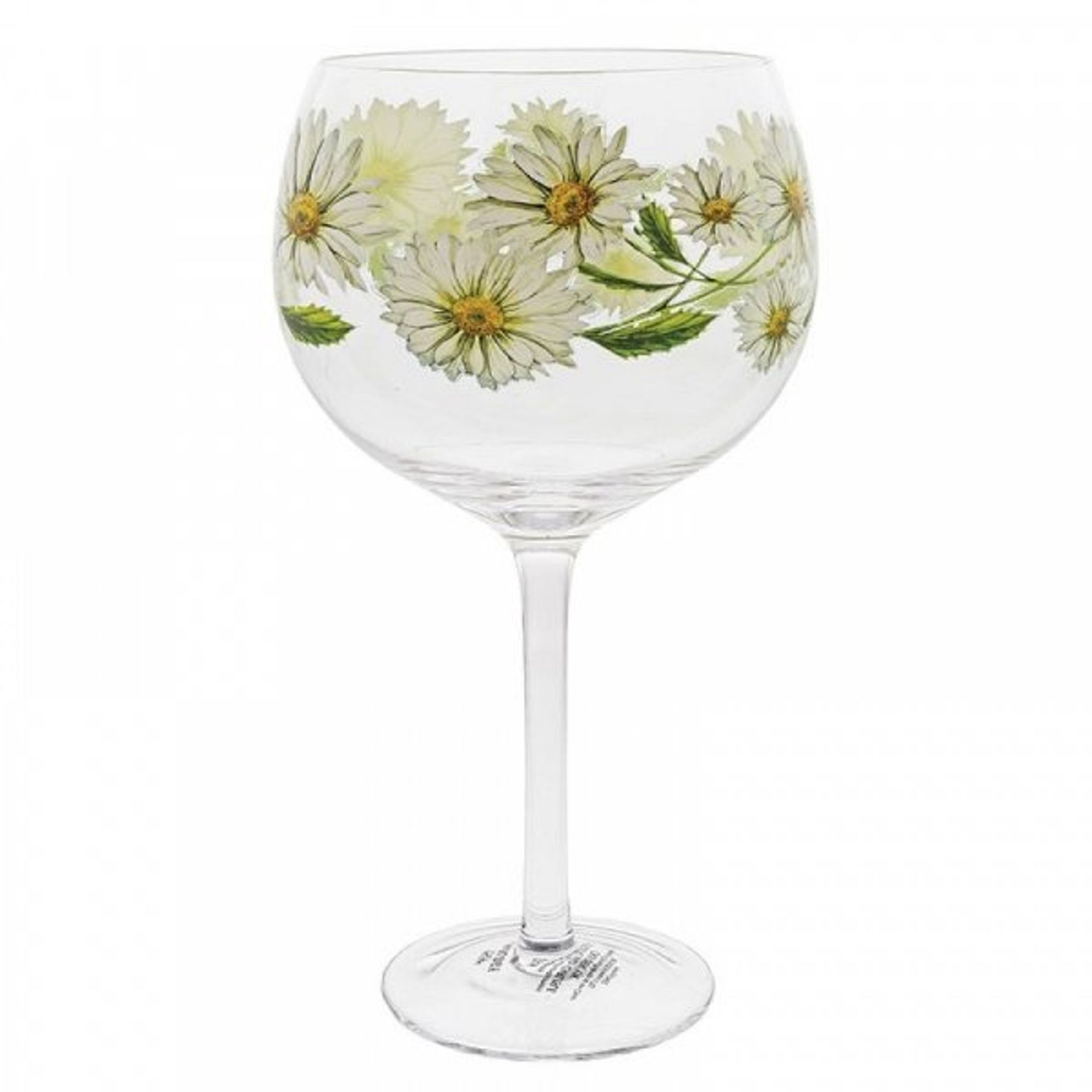 RRP £12.99 - New Ginology Daisy Kingfisher Copa Gin Glass - Comes In A Gift Box