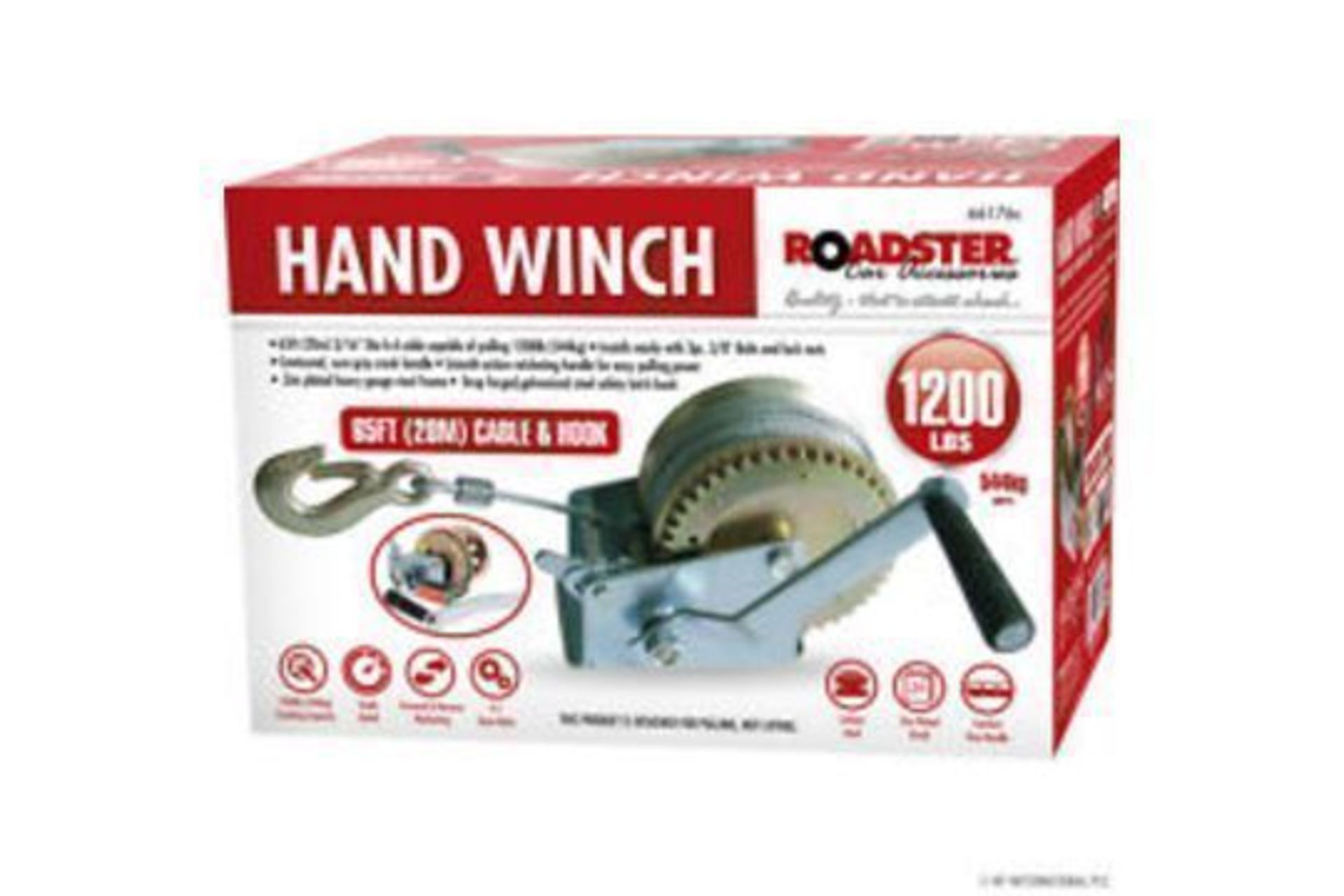 New 1200lb / 540kg Roadster Hand Winch