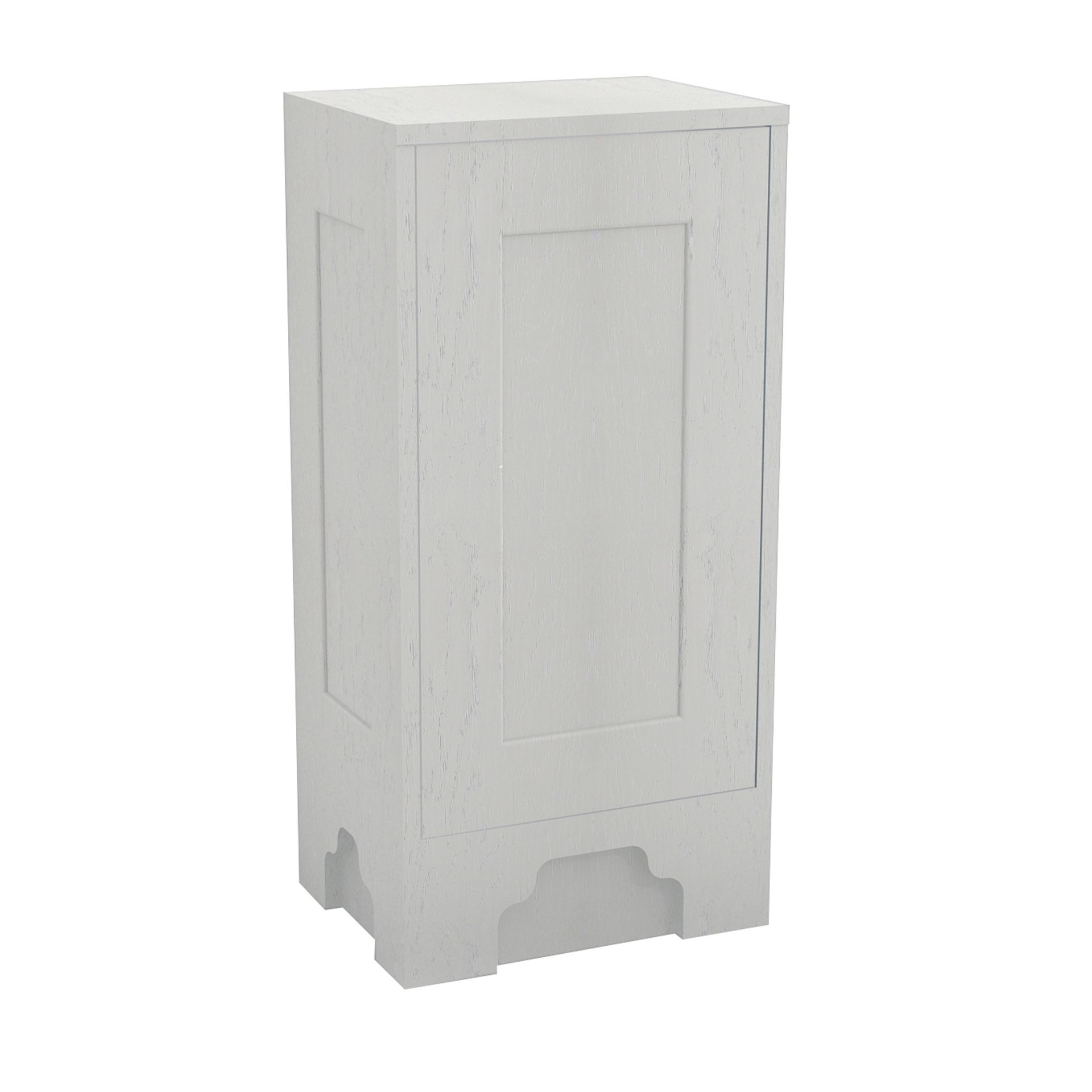 RRP £420 - Clay White Chelworth Storage Unit - 400 x 260 x 810mm - 4685.