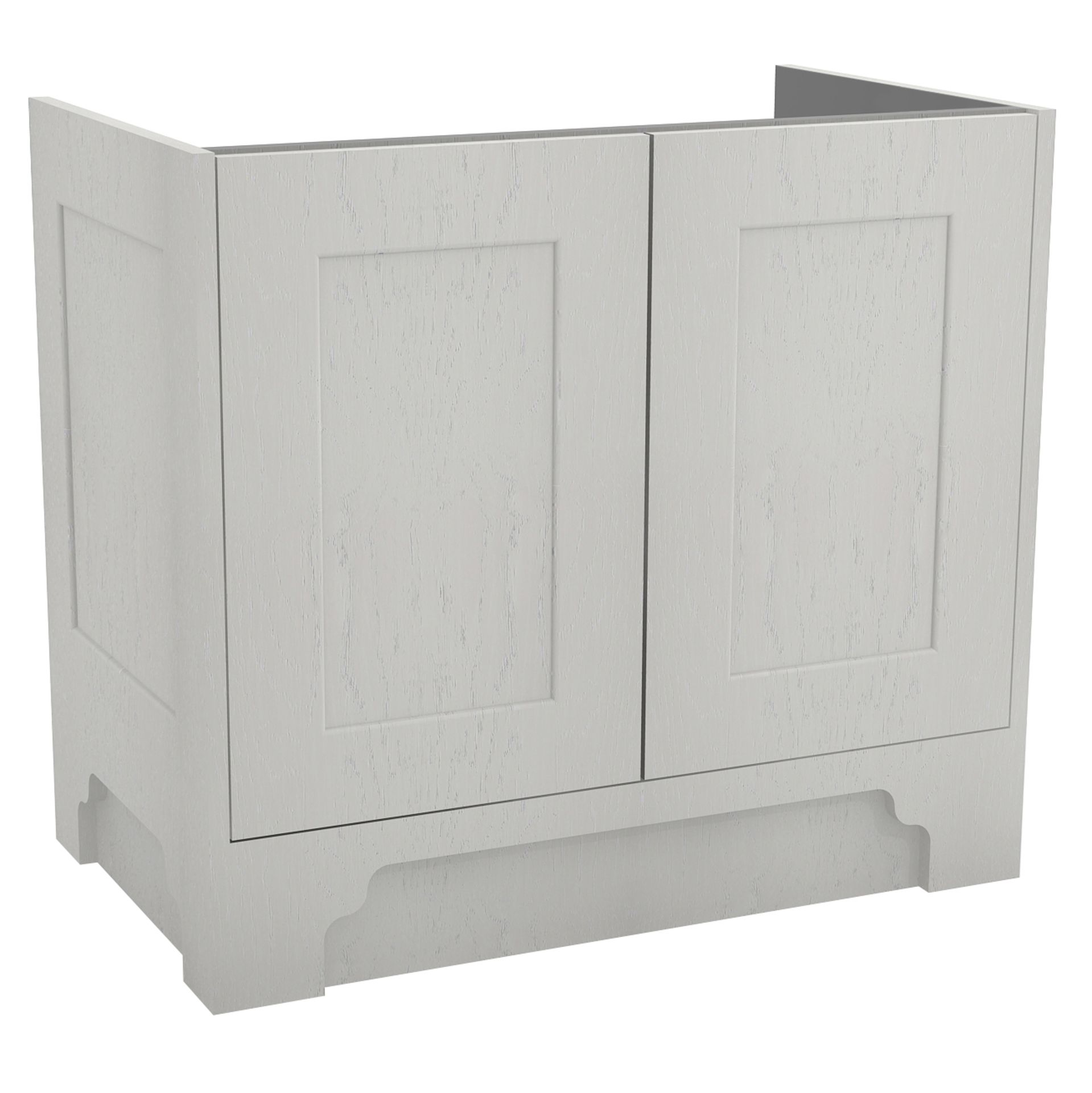 RRP £698 - Clay White Chelworth FS Vanity Unit - 800 x 460 x 720mm - 4655.