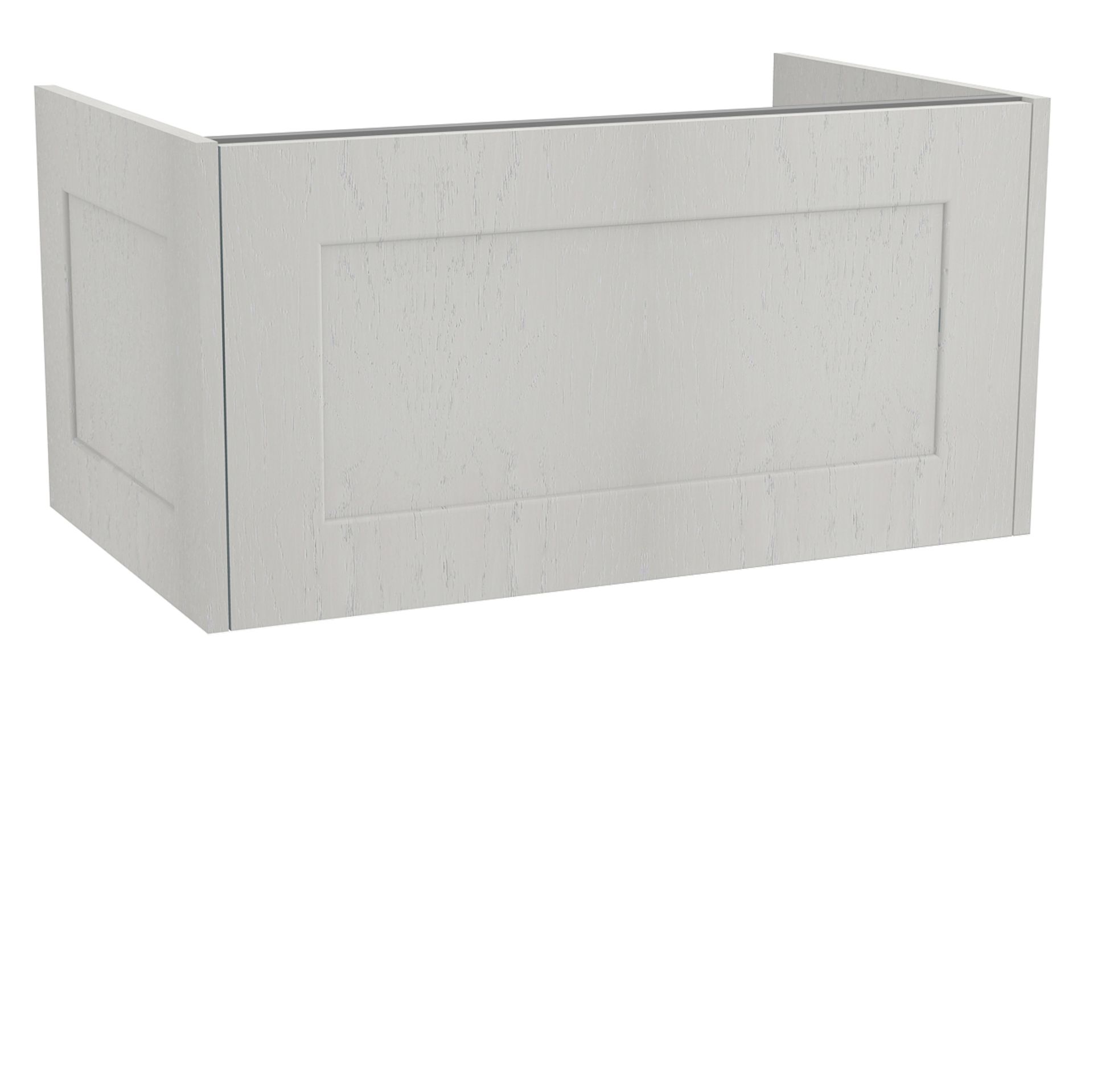 RRP £410 - Clay White Chelworth WH Vanity Unit - 740w x 447d x413h - 4580