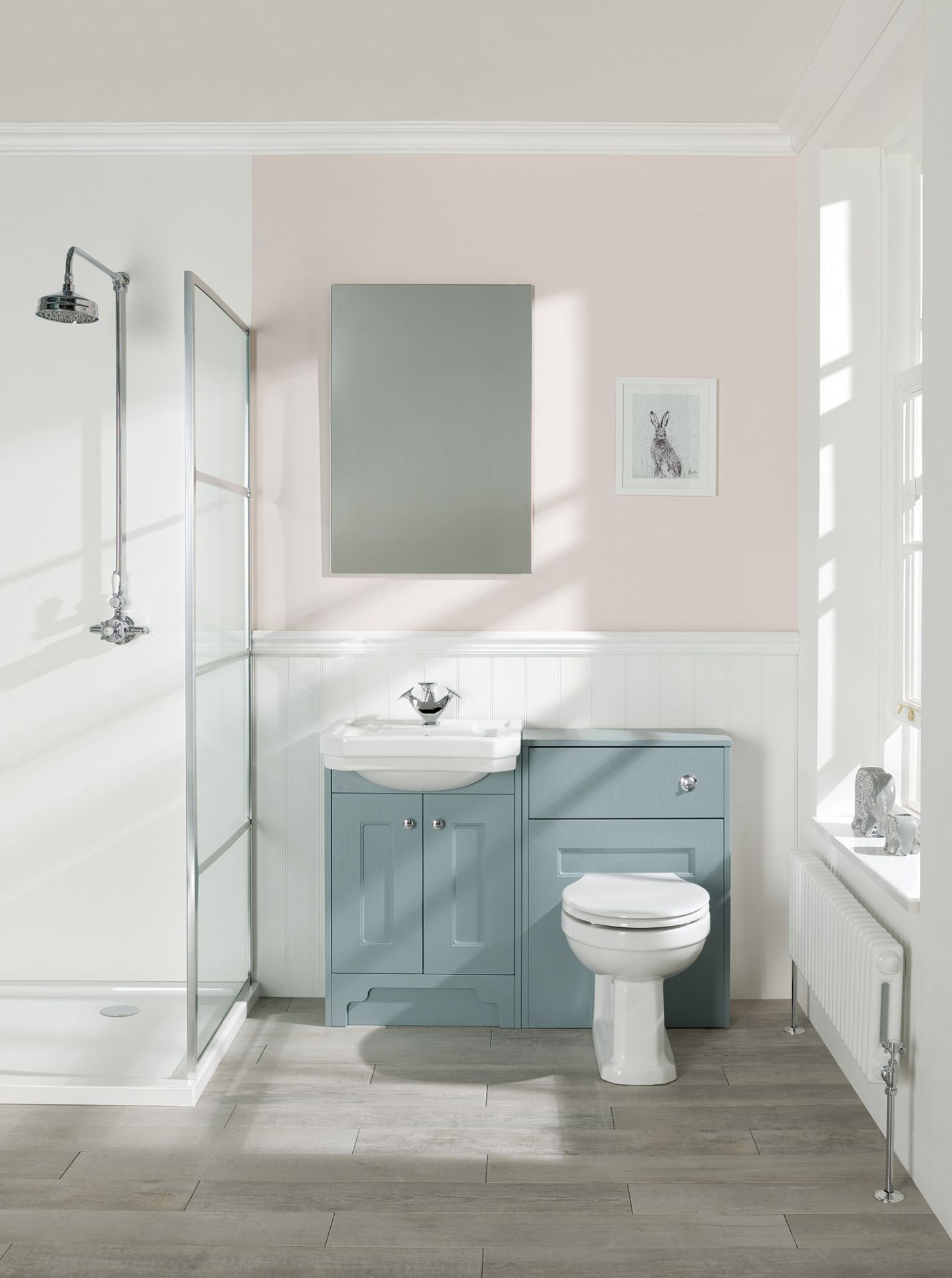 RRP £495 - Clay Blue Chelworth FS SR Vanity Unit (SINK NOT INLCUDED) - 540 x 260 x 811mm - 4648 - Image 4 of 4