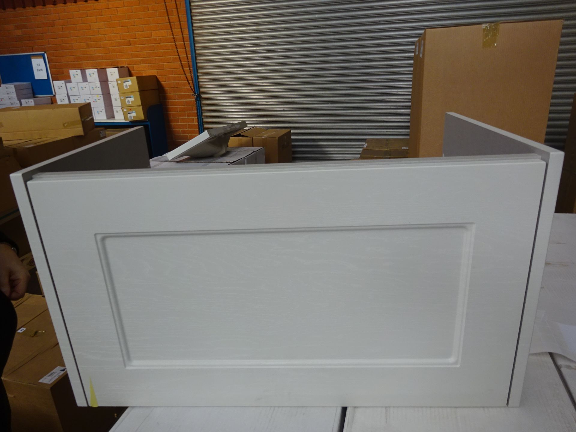 RRP £410 - Clay White Chelworth WH Vanity Unit - 740w x 447d x413h - 4580 - Image 2 of 4