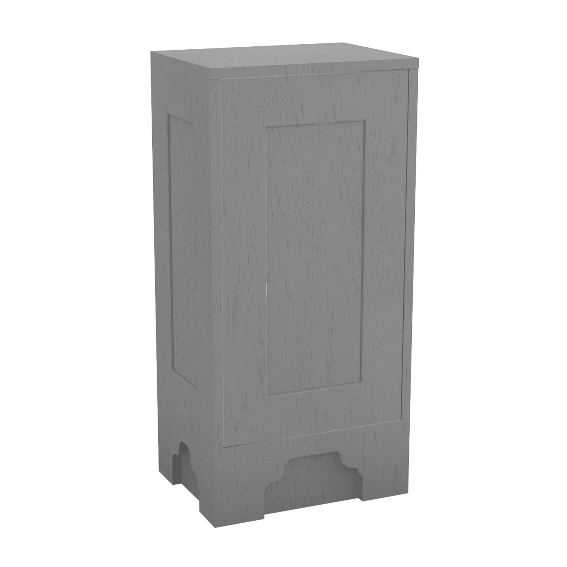 RRP £420 - Dusk Grey Chelworth Storage Unit - 400 x 260 x 810mm - 4687.