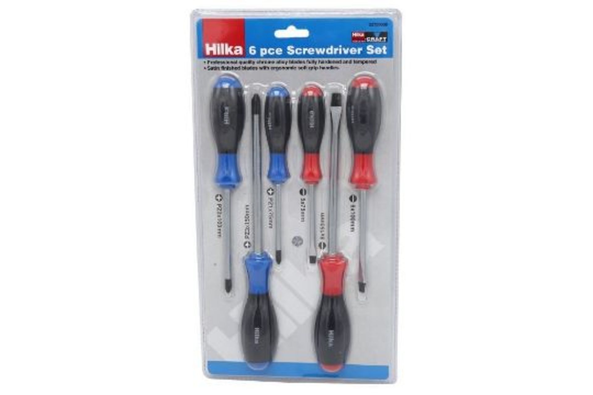 New Hilka 9 pce Soft Grip Screwdriver Set