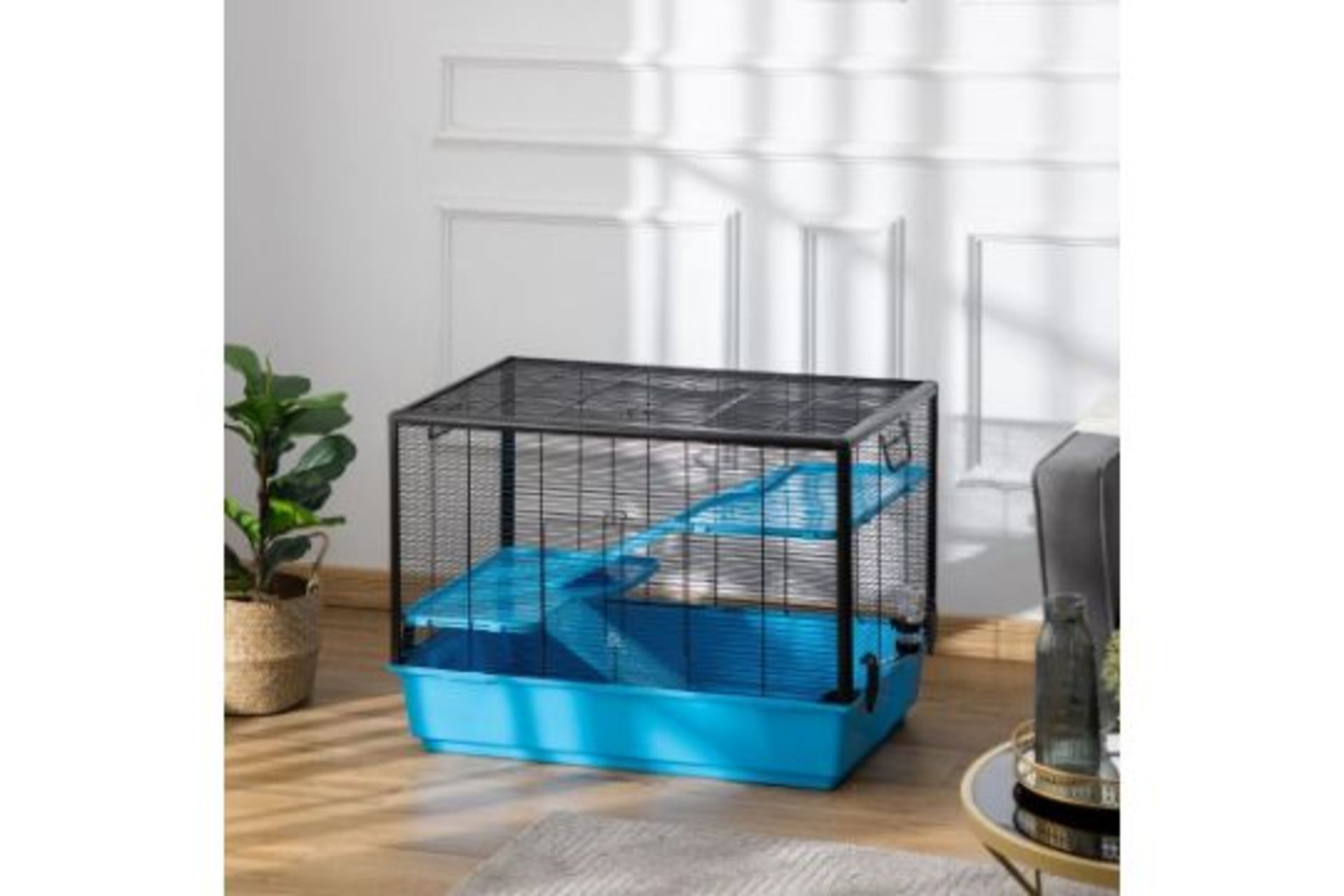 RRP £94.99 - PawHut Indoor Small Animal Cage Habitat for Guinea Pigs Hamsters Chinchillas With