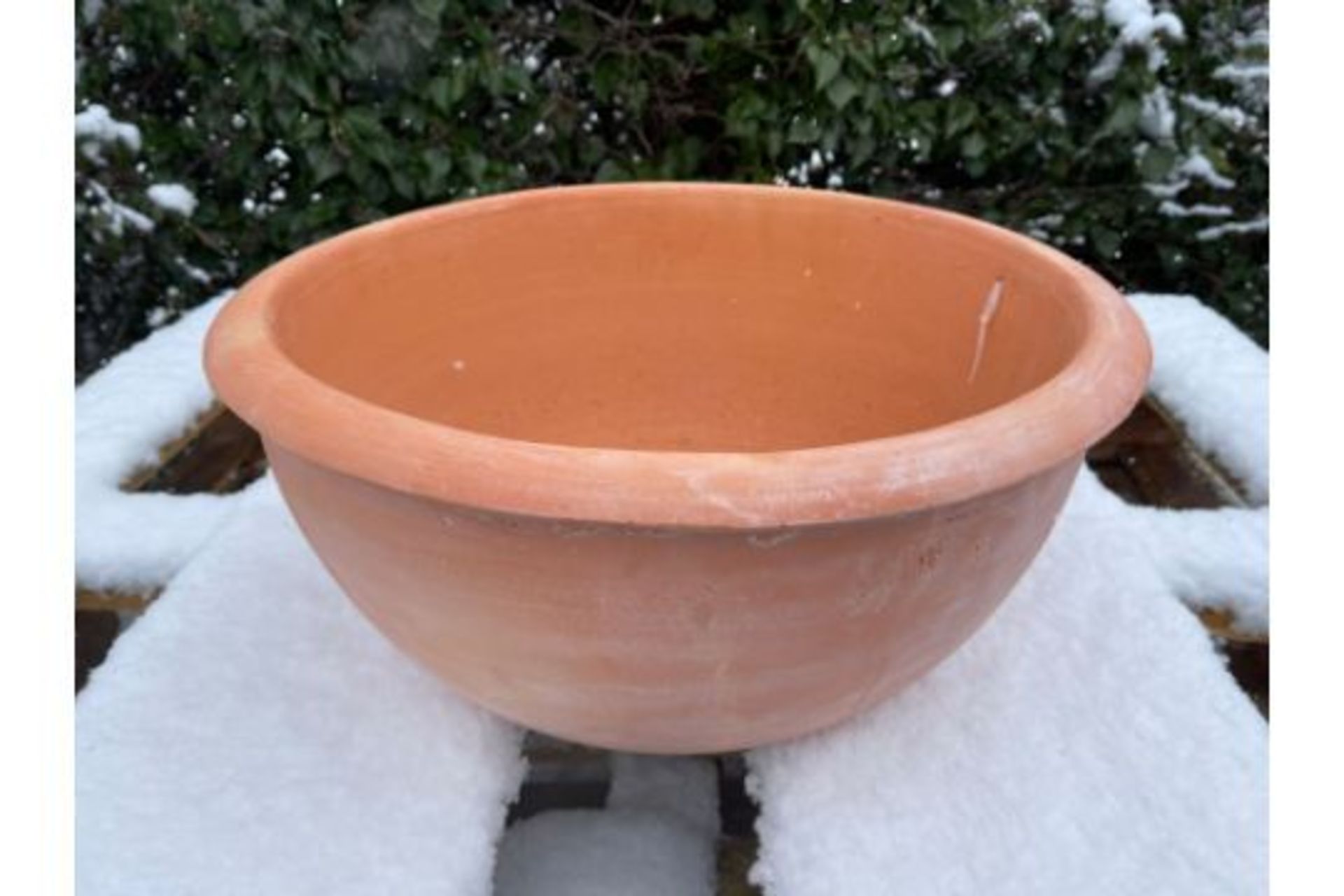 RRP £120 PLUS - X3 New Terracota Pots, 1 Large, 1 Medium & 1 Small. Frost Proof Guaranteed. - Image 3 of 3