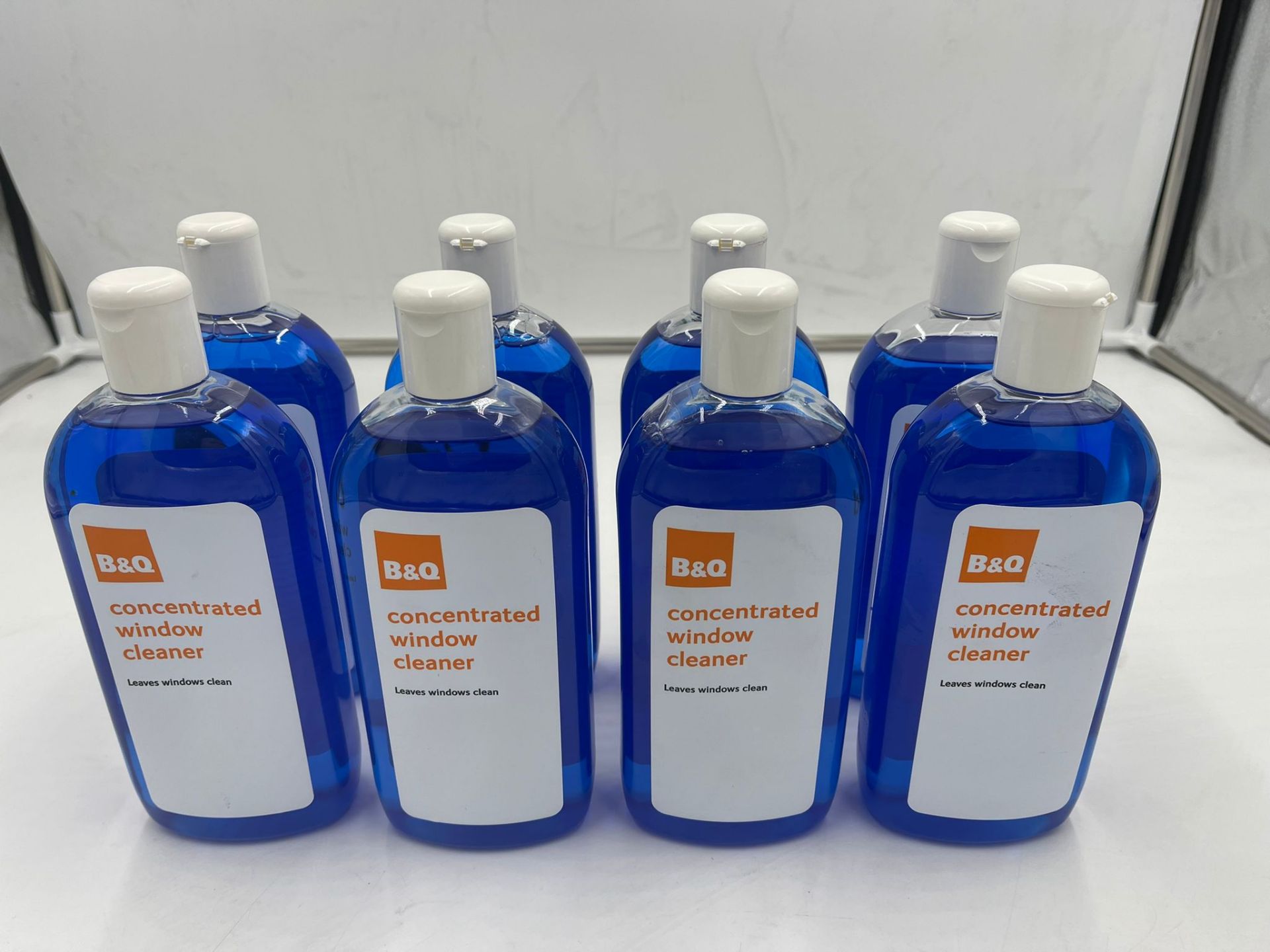 x8 500ml New Bottles Of B&Q Concentrated Window Cleaner