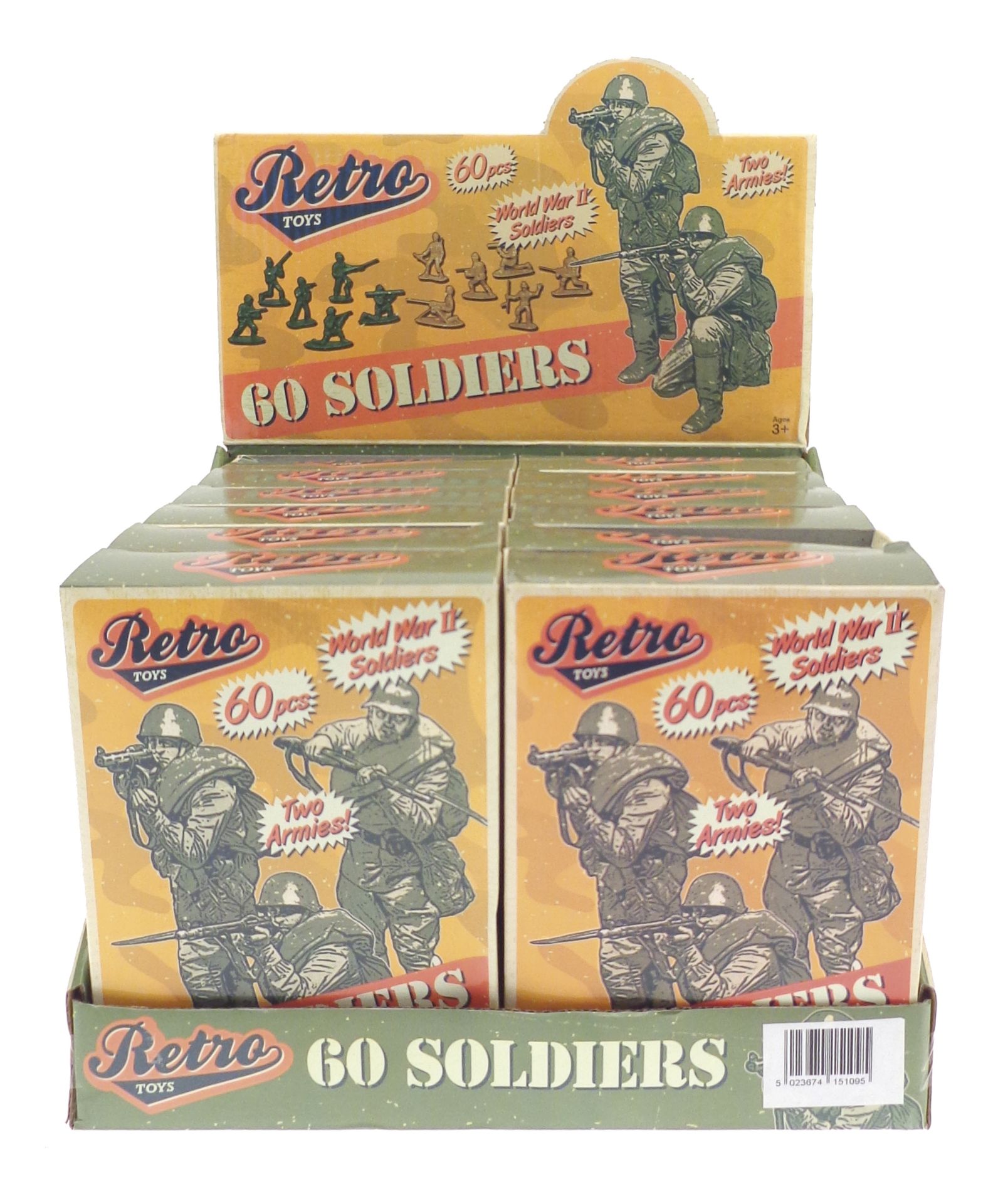 New X1 Retro Toys 60pc World War 2 Soldiers