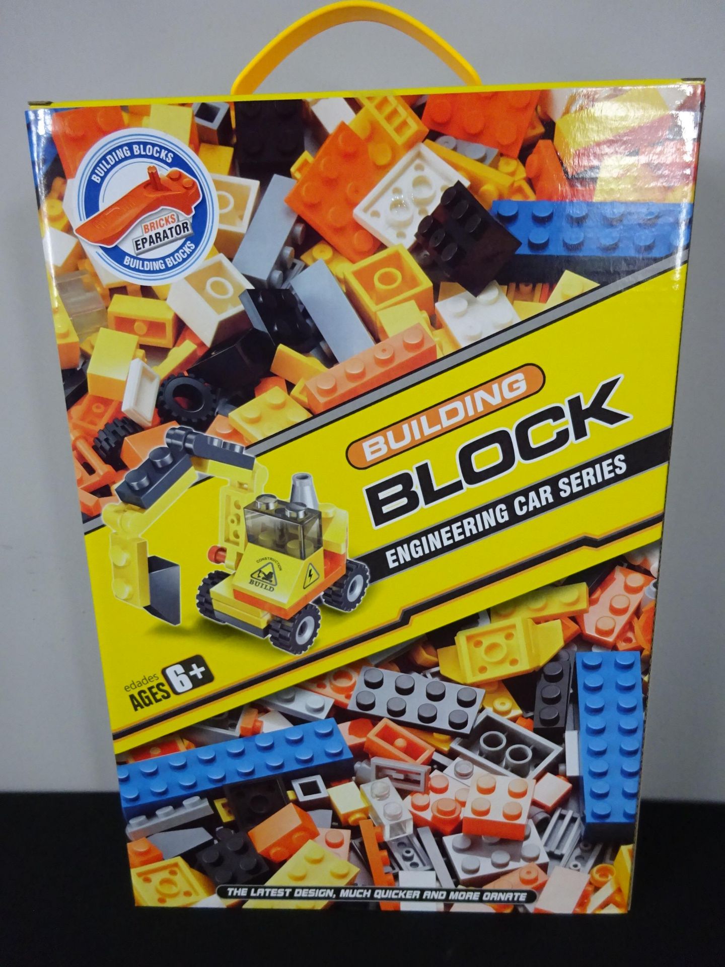 New 1000pcs Digger Building Blocks Set - Crane, Digger, Blender