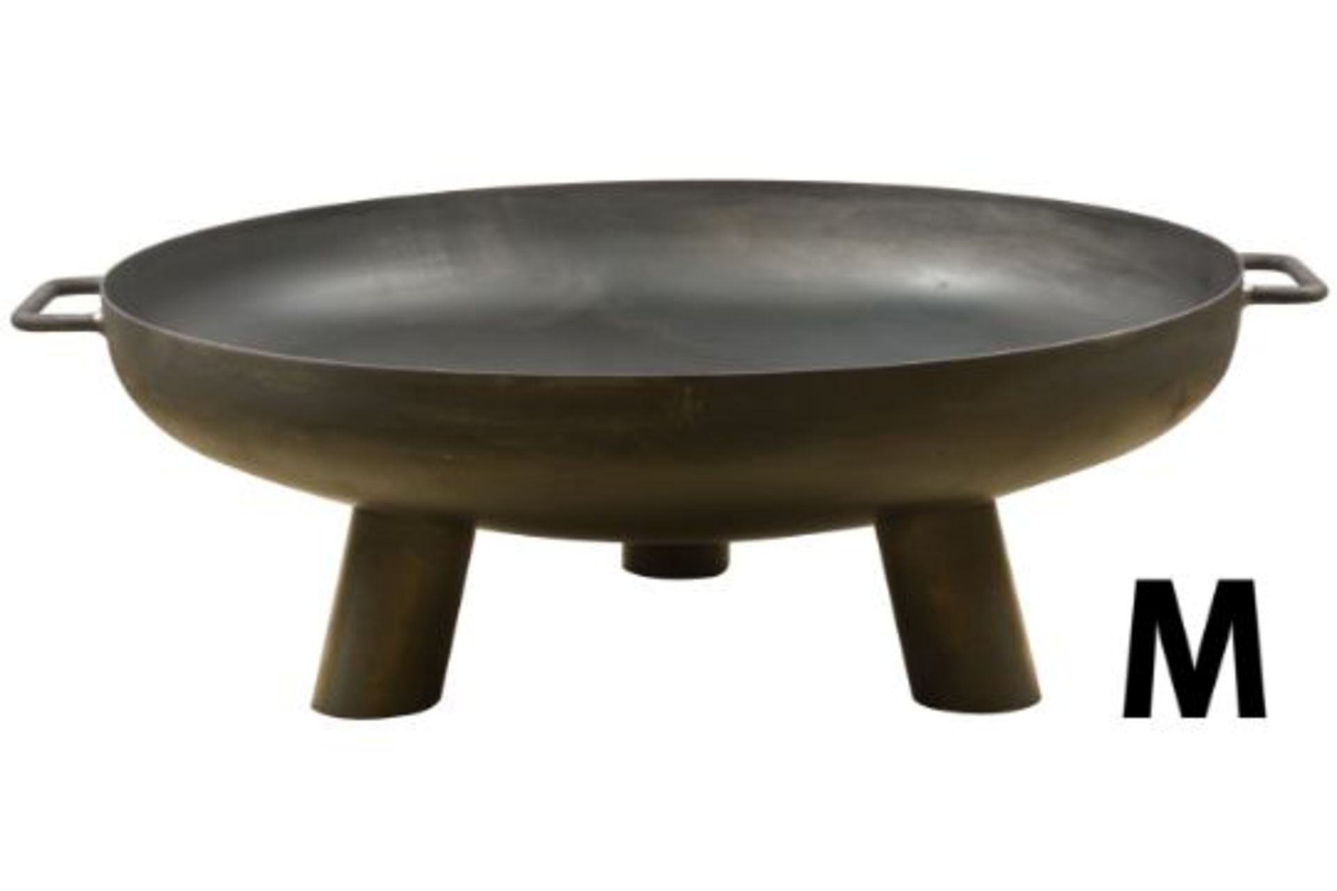 RRP £169.99 - FF242 New 70CM Steel Fire Bowl - COLLECTION OR PALLET DELIVERY ONLY